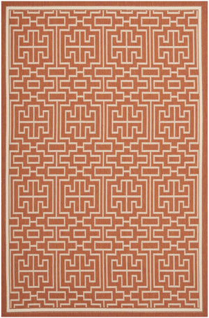Safavieh Courtyard Bold Black And Beige Area Rug - Durable, Modern Design For Indoor And Outdoor Spaces Black ,Beige 88% Polypropylene,12% Polyester Cy6077-25621-6