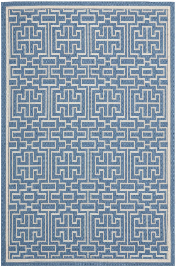 Safavieh Courtyard Bold Black And Beige Area Rug - Durable, Modern Design For Indoor And Outdoor Spaces Black ,Beige 88% Polypropylene,12% Polyester Cy6077-25621-6