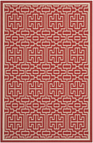 Safavieh Courtyard Bold Black And Beige Area Rug - Durable, Modern Design For Indoor And Outdoor Spaces Black ,Beige 88% Polypropylene,12% Polyester Cy6077-25621-6