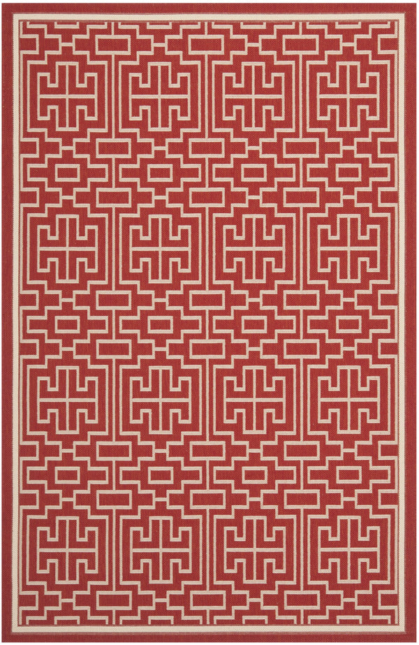 Safavieh Courtyard Bold Black And Beige Area Rug - Durable, Modern Design For Indoor And Outdoor Spaces Black ,Beige 88% Polypropylene,12% Polyester Cy6077-25621-6