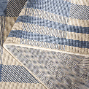 Safavieh Courtyard Elegant Beige And Blue Area Rug - Timeless Design For Indoor And Outdoor Spaces, Oeko Tex Certified Beige ,Blue 88% Polypropylene,12% Polyester Cy6201-233-3sq