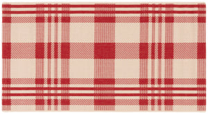 Safavieh Courtyard Contemporary Red & Bone Square Accent Rug 2'7" X 2'7" Low-Profile, Durable, Stain-Resistant CY6201-238-3SQ
