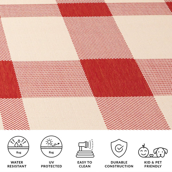 Safavieh Courtyard Elegant Beige And Blue Area Rug - Timeless Design For Indoor And Outdoor Spaces, Oeko Tex Certified Beige ,Blue 88% Polypropylene,12% Polyester Cy6201-233-3sq