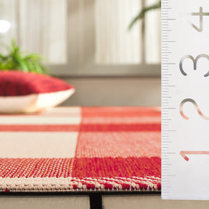 Safavieh Courtyard Elegant Beige And Blue Area Rug - Timeless Design For Indoor And Outdoor Spaces, Oeko Tex Certified Beige ,Blue 88% Polypropylene,12% Polyester Cy6201-233-3sq