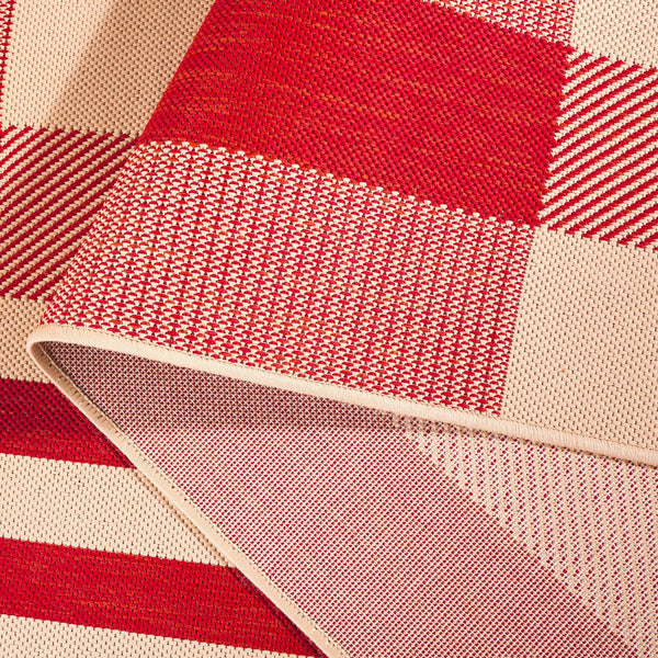 Safavieh Courtyard Elegant Beige And Blue Area Rug - Timeless Design For Indoor And Outdoor Spaces, Oeko Tex Certified Beige ,Blue 88% Polypropylene,12% Polyester Cy6201-233-3sq