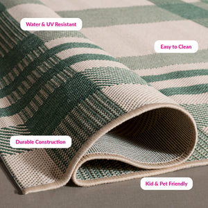 Safavieh Courtyard Elegant Beige And Blue Area Rug - Timeless Design For Indoor And Outdoor Spaces, Oeko Tex Certified Beige ,Blue 88% Polypropylene,12% Polyester Cy6201-233-3sq