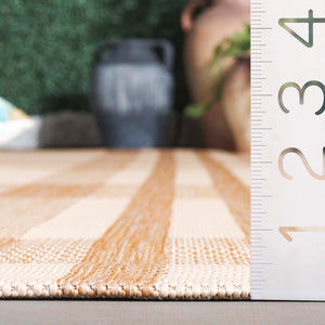 Safavieh Courtyard Elegant Beige And Blue Area Rug - Timeless Design For Indoor And Outdoor Spaces, Oeko Tex Certified Beige ,Blue 88% Polypropylene,12% Polyester Cy6201-233-3sq