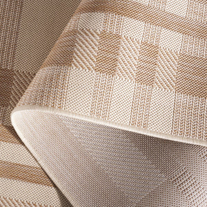 Safavieh Courtyard Elegant Beige And Blue Area Rug - Timeless Design For Indoor And Outdoor Spaces, Oeko Tex Certified Beige ,Blue 88% Polypropylene,12% Polyester Cy6201-233-3sq