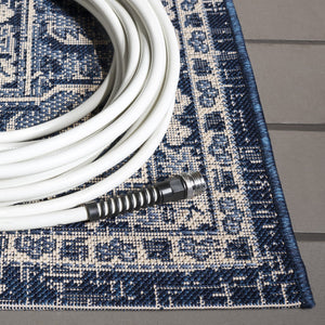 Safavieh Cy6279-25821 Exquisite Navy And Beige Area Rug Runner - Durable, Elegant Design For Any Space Navy ,Beige 88% Polypropylene,12% Polyester Cy6279-25821-28