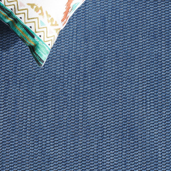 Safavieh Courtyard Elegant Geometric Area Rug In Navy And Beige - Perfect For Sophisticated Living Spaces Navy ,Light Beige 88% Polypropylene,12% Polyester Cy6406-258-6