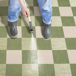 Safavieh Courtyard Chic Power Loomed Area Rug For Indoor And Outdoor Spaces, Durable Design In Red And Beige Navy ,Beige 88% Polypropylene,12% Polyester Cy6442-25821-2