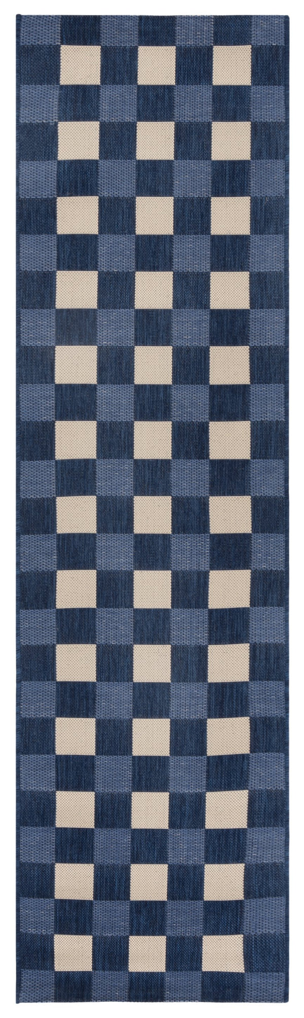 Safavieh Courtyard Checkered Area Rug - Elegant Indoor/Outdoor Accent For Home Décor And Comfort Navy ,Beige 88% Polypropylene,12% Polyester Cy6443-25821-28
