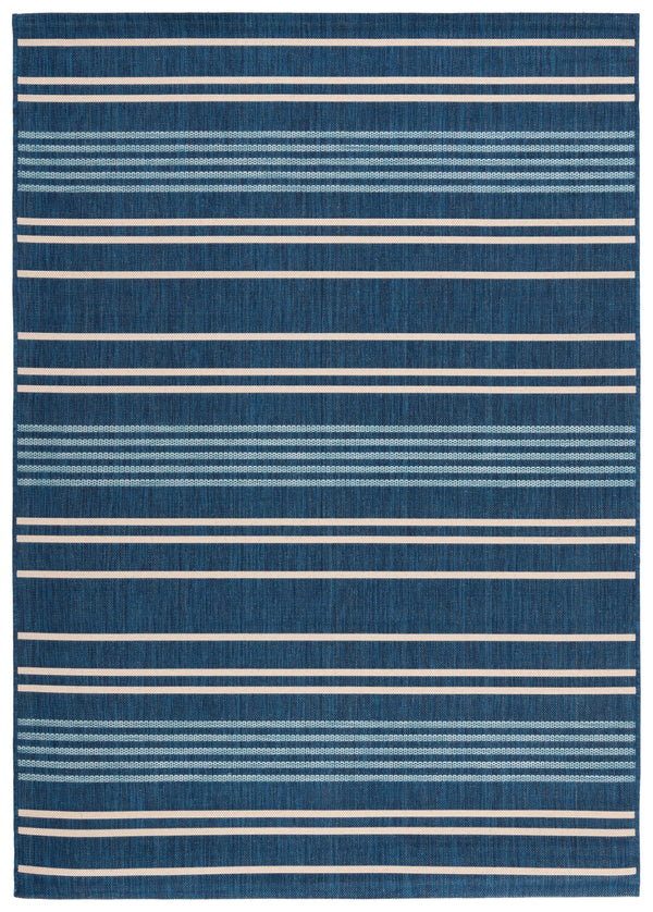 Safavieh Courtyard Elegant Area Rug For Indoor/Outdoor Use - Durable, Stylish, And Oeko-tex Certified Design Navy ,Blue 88% Polypropylene,12% Polyester Cy6450-25821-6