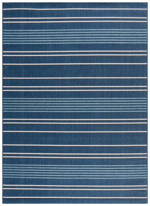 Safavieh Courtyard Elegant Area Rug For Indoor/Outdoor Use - Durable, Stylish, And Oeko-tex Certified Design Navy ,Blue 88% Polypropylene,12% Polyester Cy6450-25821-6