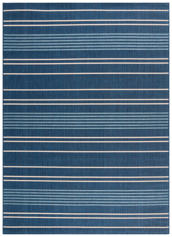 Safavieh Courtyard Elegant Area Rug For Indoor/Outdoor Use - Durable, Stylish, And Oeko-tex Certified Design Navy ,Blue 88% Polypropylene,12% Polyester Cy6450-25821-6