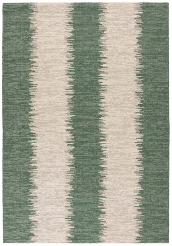 Safavieh Courtyard Boho Stripe Area Rug - Luxurious Terracotta & Beige Design For Indoor And Outdoor Elegance Dark Green ,Beige 88% Polypropylene,12% Polyester Cy6579-32221-6