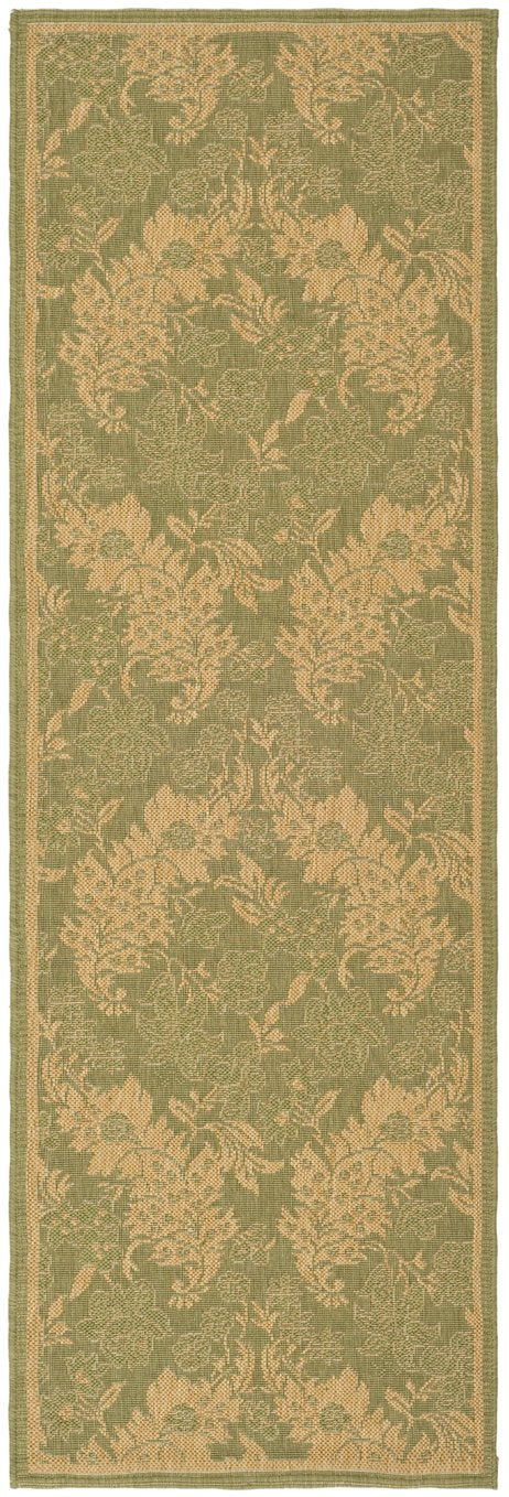 Safavieh Courtyard Indoor/Outdoor Elegant Area Rug – Timeless Design, Durable, Oeko-tex Certified, Versatile Style Black ,Natural 88% Polypropylene,12% Polyester Cy6582-46-210