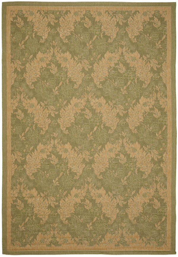 Safavieh Courtyard Indoor/Outdoor Elegant Area Rug – Timeless Design, Durable, Oeko-tex Certified, Versatile Style Black ,Natural 88% Polypropylene,12% Polyester Cy6582-46-210