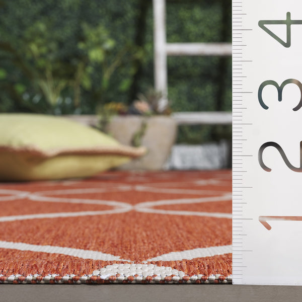 Safavieh Courtyard Power Loomed Area Rug: Timeless Elegance In Blue And Beige For Indoor Or Outdoor Spaces Black ,Beige 88% Polypropylene,12% Polyester Cy6654-256-8