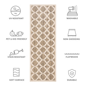 Safavieh Cy Exquisite Area Rug - Elegant Indoor/Outdoor Accent With Timeless Design And Durable Craftsmanship Blue ,Beige 88% Polypropylene,12% Polyester Cy6913-243-4r