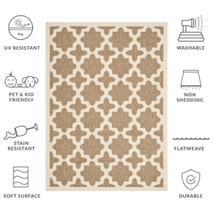 Safavieh Cy Exquisite Area Rug - Elegant Indoor/Outdoor Accent With Timeless Design And Durable Craftsmanship Blue ,Beige 88% Polypropylene,12% Polyester Cy6913-243-4r