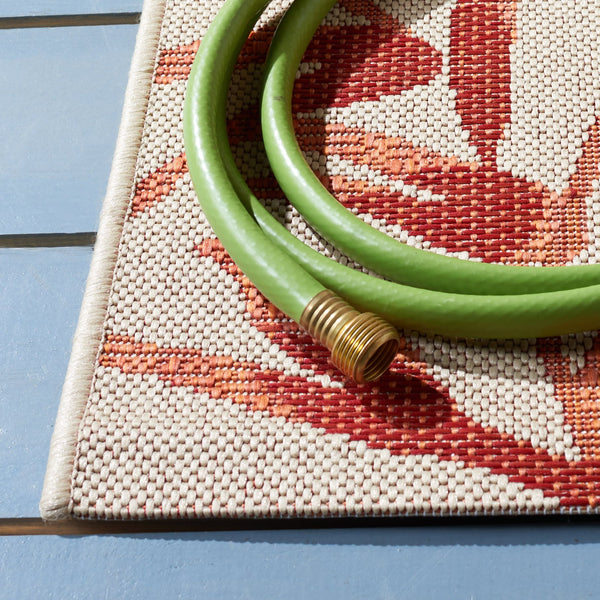 Safavieh Cy7425-25821 Elegant Area Rug - Luxurious Navy And Beige Design For Indoor And Outdoor Spaces Dark Green ,Beige 88% Polypropylene,12% Polyester Cy7425-32221-8