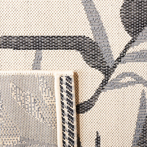 Safavieh Cy7425-25821 Elegant Area Rug - Luxurious Navy And Beige Design For Indoor And Outdoor Spaces Dark Green ,Beige 88% Polypropylene,12% Polyester Cy7425-32221-8