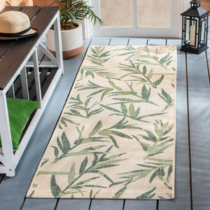 Safavieh Cy7425-25821 Elegant Area Rug - Luxurious Navy And Beige Design For Indoor And Outdoor Spaces Dark Green ,Beige 88% Polypropylene,12% Polyester Cy7425-32221-8
