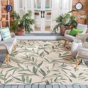 Safavieh Cy7425-25821 Elegant Area Rug - Luxurious Navy And Beige Design For Indoor And Outdoor Spaces Dark Green ,Beige 88% Polypropylene,12% Polyester Cy7425-32221-8