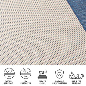 Safavieh Courtyard Elegant Area Rug With Timeless Design And Durability For Indoor And Outdoor Spaces Natural ,Gold 88% Polypropylene,12% Polyester Cy7987-39a5-25