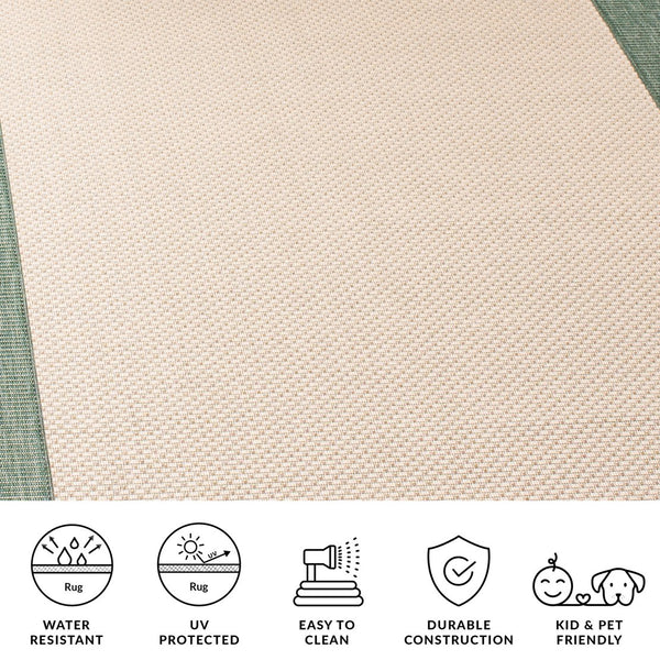Safavieh Courtyard Elegant Area Rug With Timeless Design And Durability For Indoor And Outdoor Spaces Natural ,Gold 88% Polypropylene,12% Polyester Cy7987-39a5-25