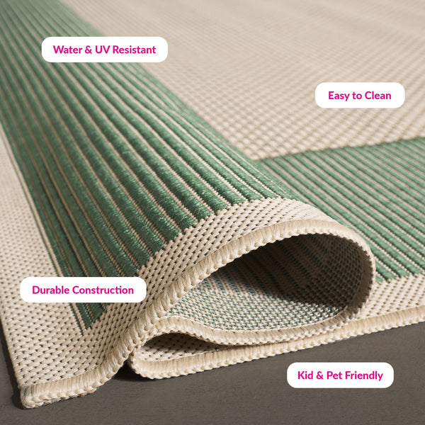 Safavieh Courtyard Elegant Area Rug With Timeless Design And Durability For Indoor And Outdoor Spaces Natural ,Gold 88% Polypropylene,12% Polyester Cy7987-39a5-25