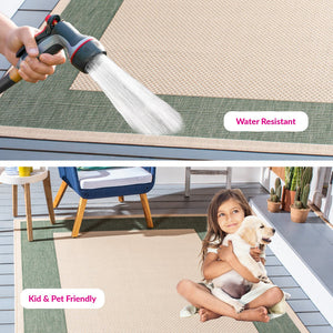 Safavieh Courtyard Elegant Area Rug With Timeless Design And Durability For Indoor And Outdoor Spaces Natural ,Gold 88% Polypropylene,12% Polyester Cy7987-39a5-25