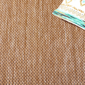 Safavieh Courtyard Elegant Area Rug With Timeless Design And Durability For Indoor And Outdoor Spaces Natural ,Gold 88% Polypropylene,12% Polyester Cy7987-39a5-25