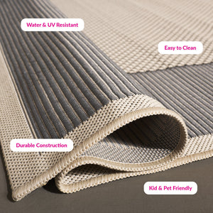 Safavieh Courtyard Elegant Area Rug With Timeless Design And Durability For Indoor And Outdoor Spaces Natural ,Gold 88% Polypropylene,12% Polyester Cy7987-39a5-25