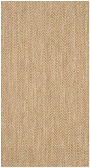 Safavieh Courtyard Oversized Natural Cream Chevron Area Rug — Low-Profile Power-Loomed Turkish Durability 11'-0" x 15'-0" CY8022-03012-1115