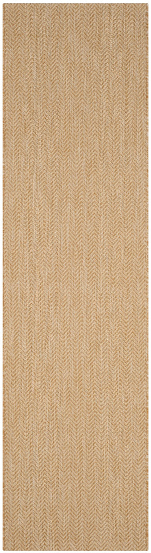Safavieh Courtyard Natural Cream Power-Loomed Area Rug — Low-Profile, Durable Polypropylene Blend For Everyday Elegance 6'-0" x 8'-0" CY8022-03012-68