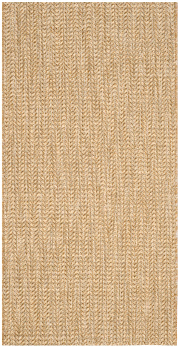 Safavieh Courtyard Oversized Natural Cream Chevron Area Rug — Low-Profile Power-Loomed Turkish Durability 11'-0" x 15'-0" CY8022-03012-1115