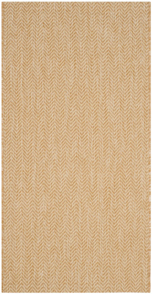 Safavieh Courtyard Natural Cream Power-Loomed Area Rug — Low-Profile, Durable Polypropylene Blend For Everyday Elegance 6'-0" x 8'-0" CY8022-03012-68