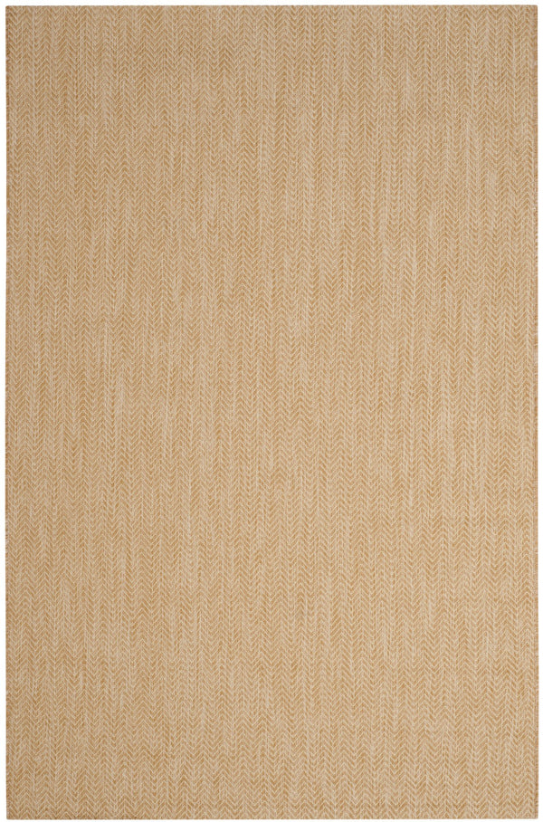 Safavieh Courtyard Natural Cream Power-Loomed Area Rug — Low-Profile, Durable Polypropylene Blend For Everyday Elegance 6'-0" x 8'-0" CY8022-03012-68