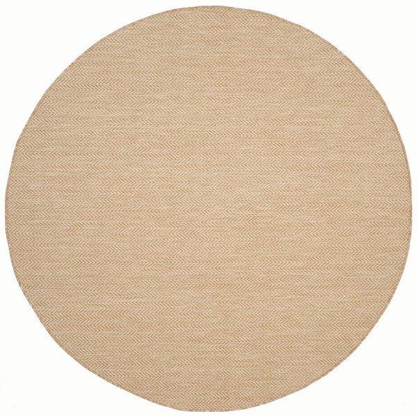 Safavieh Courtyard Oversized Natural Cream Chevron Area Rug — Low-Profile Power-Loomed Turkish Durability 11'-0" x 15'-0" CY8022-03012-1115