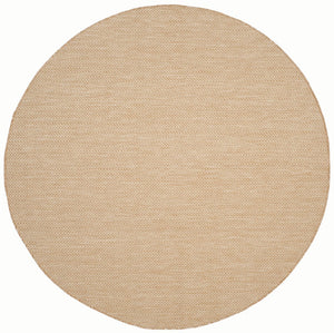Safavieh Courtyard Natural Cream Power-Loomed Area Rug — Low-Profile, Durable Polypropylene Blend For Everyday Elegance 6'-0" x 8'-0" CY8022-03012-68