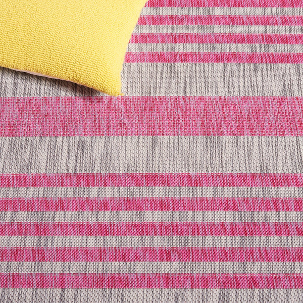 Safavieh Courtyard Striped Rug - Timeless Ivory And Red Design For Elegant Indoor Or Outdoor Spaces Ivory ,Red 88% Polypropylene,12% Polyester Cy8062-55912-810