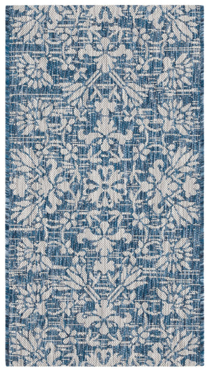 Safavieh Courtyard Exquisite Floral Area Rug – Timeless Elegance For Indoor & Outdoor Spaces, Eco-friendly Design Black ,Light Grey 85.4% Polypropylene,10.4% Polyester,4.2% Latex Cy8064-37621-3