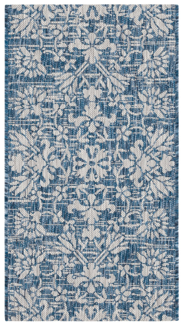 Safavieh Courtyard Exquisite Floral Area Rug – Timeless Elegance For Indoor & Outdoor Spaces, Eco-friendly Design Black ,Light Grey 85.4% Polypropylene,10.4% Polyester,4.2% Latex Cy8064-37621-3