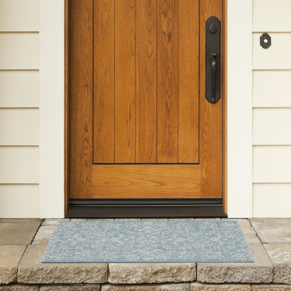 Safavieh Courtyard Exquisite Floral Area Rug – Timeless Elegance For Indoor & Outdoor Spaces, Eco-friendly Design Black ,Light Grey 85.4% Polypropylene,10.4% Polyester,4.2% Latex Cy8064-37621-3