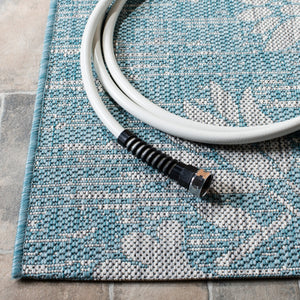 Safavieh Courtyard Exquisite Floral Area Rug – Timeless Elegance For Indoor & Outdoor Spaces, Eco-friendly Design Black ,Light Grey 85.4% Polypropylene,10.4% Polyester,4.2% Latex Cy8064-37621-3