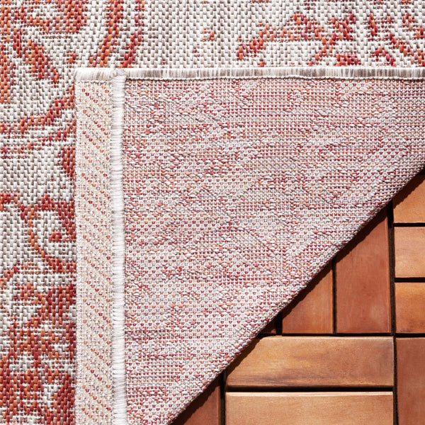 Safavieh Courtyard Elegant Power Loomed Area Rug For Indoor/Outdoor Spaces With Intricate Traditional Motifs Blue ,Grey 88% Polypropylene,12% Polyester Cy8076-37221-5