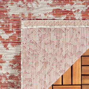 Safavieh Courtyard Elegant Power Loomed Area Rug For Indoor/Outdoor Spaces With Intricate Traditional Motifs Blue ,Grey 88% Polypropylene,12% Polyester Cy8076-37221-5