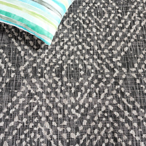 Safavieh Courtyard Indoor/Outdoor Area Rug - Timeless Geometric Patterns In Red And Beige For Any Space Navy ,Grey 88% Polypropylene,12% Polyester Cy8079-36821-6